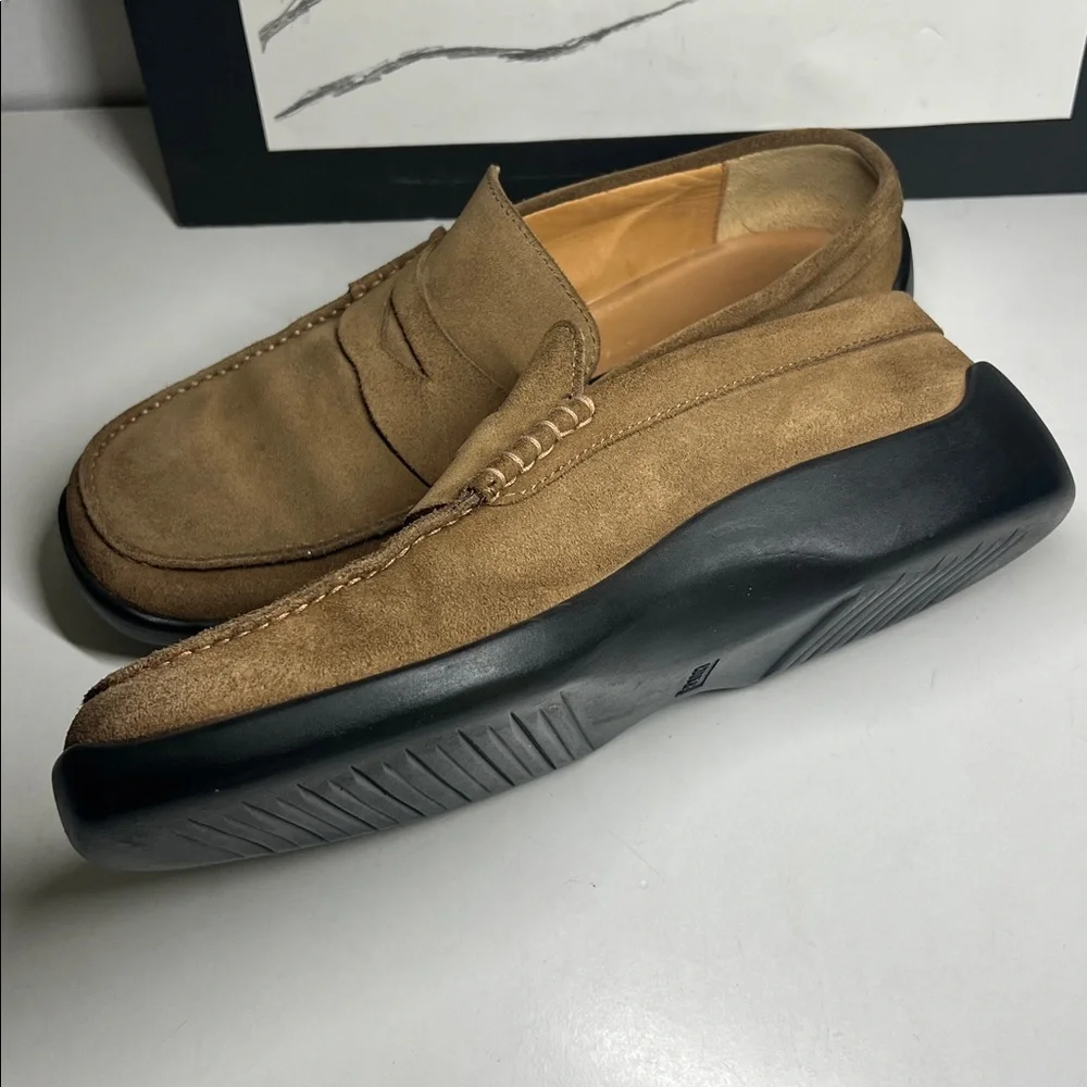 Bally Fisto Suede Men’s Leather Loafers Made in Italy Size 7.5 - Picture 13 of 16